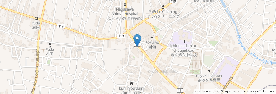 Mapa de ubicacion de 8-20 en Japan, 東京都, 調布市.