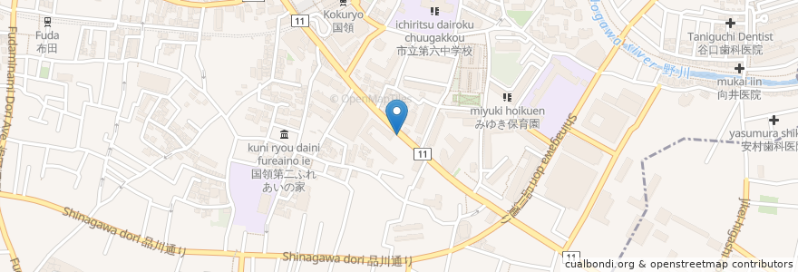 Mapa de ubicacion de 5-3 en 日本, 東京都, 調布市.
