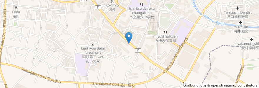 Mapa de ubicacion de 5-22 en Japonya, 東京都, 調布市.