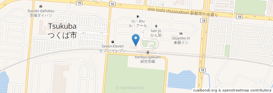 Mapa de ubicacion de La Porta en 일본, 이바라키현, つくば市.