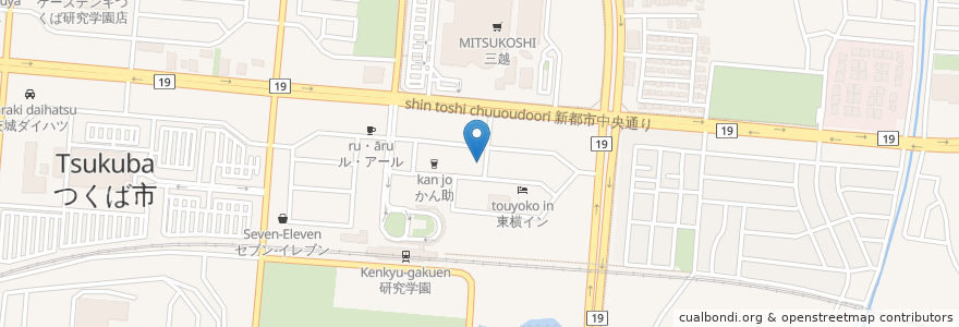 Mapa de ubicacion de Matt's Bar en Japón, Prefectura De Ibaraki, つくば市.