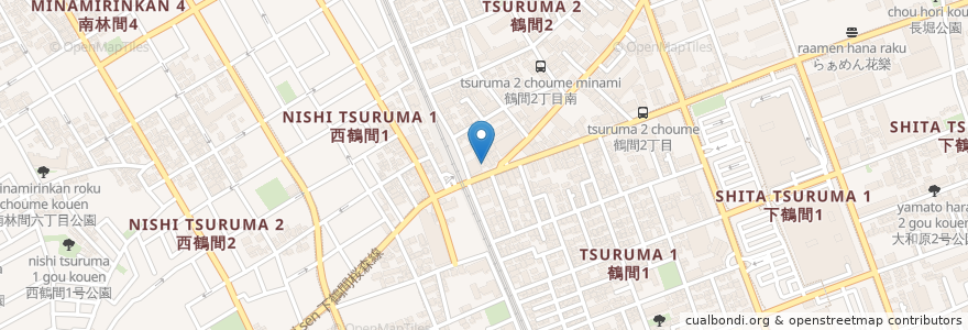 Mapa de ubicacion de 瀬沼歯科医院 en 일본, 가나가와현, 大和市.