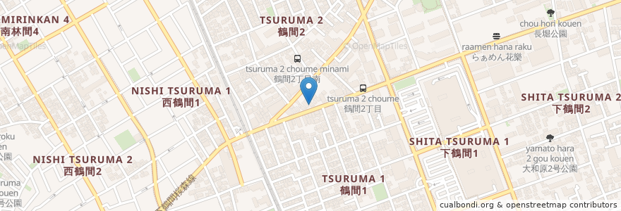 Mapa de ubicacion de ライラッククリニック en 日本, 神奈川県, 大和市.