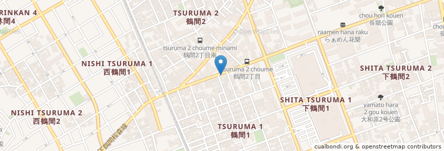 Mapa de ubicacion de つるま耳鼻咽喉科医院 en 日本, 神奈川縣, 大和市.
