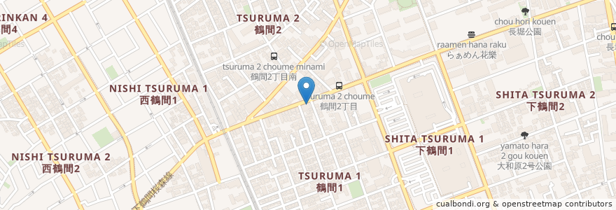 Mapa de ubicacion de 宗内科循環器科 en 일본, 가나가와현, 大和市.
