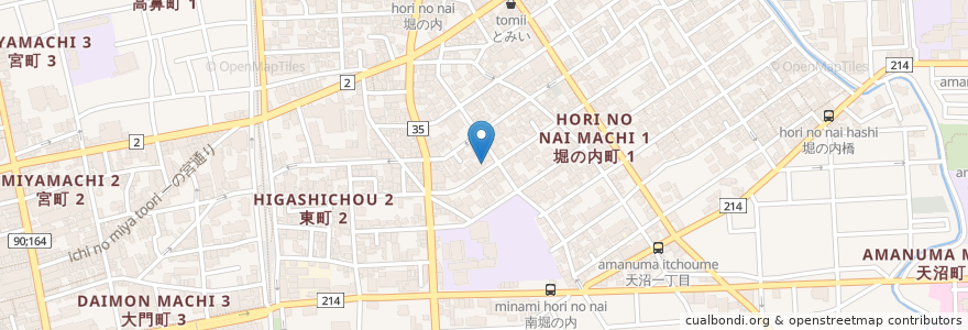 Mapa de ubicacion de 松本内科 en 日本, 埼玉県, さいたま市, 大宮区.