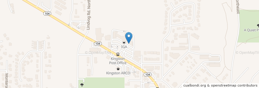 Mapa de ubicacion de Pizza Factory en Estados Unidos Da América, Washington, Kitsap County.