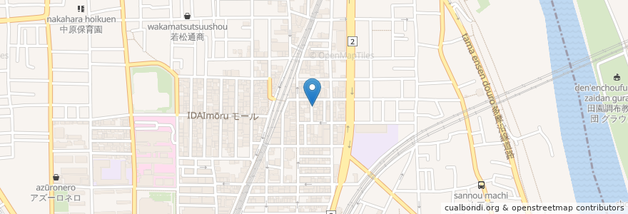 Mapa de ubicacion de さとう歯科医院 en Japan, 神奈川県, 川崎市, 中原区.