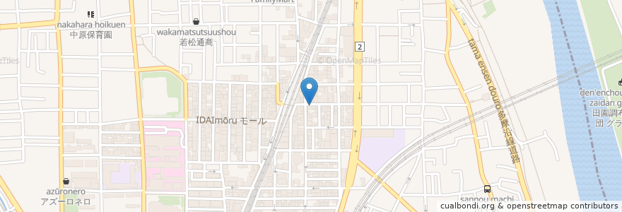 Mapa de ubicacion de じゃんぼ総本店 en اليابان, كاناغاوا, 川崎市, 中原区.