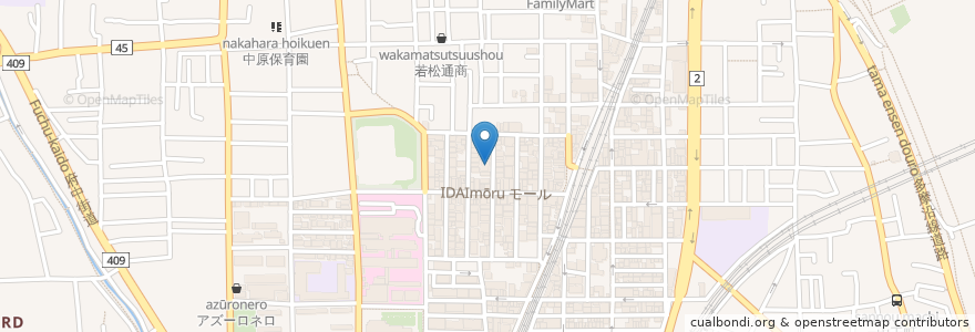 Mapa de ubicacion de さかい歯科 en 일본, 가나가와현, 川崎市, 中原区.