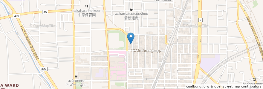Mapa de ubicacion de 塚原クリニック en Japan, Kanagawa Prefecture, Kawasaki, Nakahara Ward.