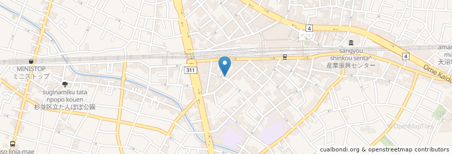 Mapa de ubicacion de 定村歯科医院 en 日本, 东京都/東京都, 杉並区.