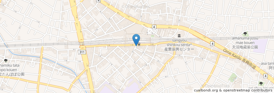 Mapa de ubicacion de メンタルクリニックおぎくぼ en 日本, 東京都, 杉並区.