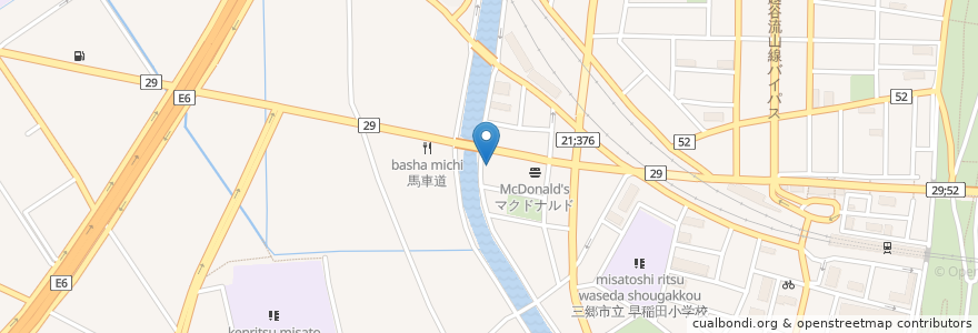 Mapa de ubicacion de 藍屋 三郷店 en Japon, Préfecture De Saitama, 三郷市.
