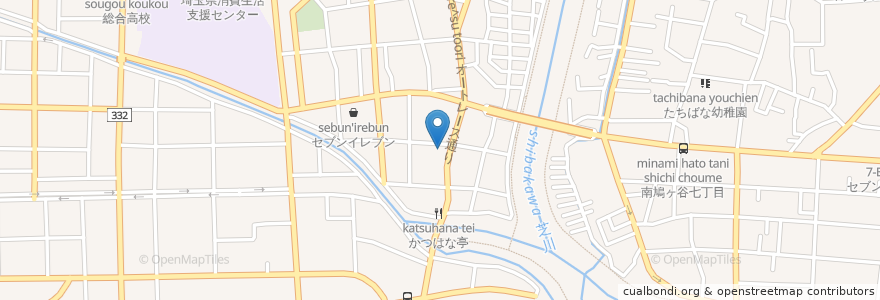 Mapa de ubicacion de セイムス en Japonya, 埼玉県, 川口市.