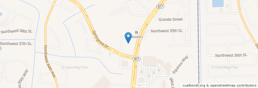 Mapa de ubicacion de Goldfinger Club en الولايات المتّحدة الأمريكيّة, فلوريدا, Broward County, Sunrise.