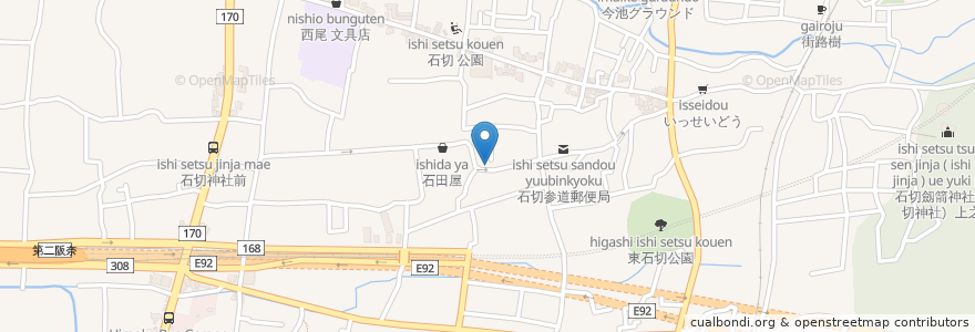 Mapa de ubicacion de すし秀 en Jepun, 大阪府, 東大阪市.