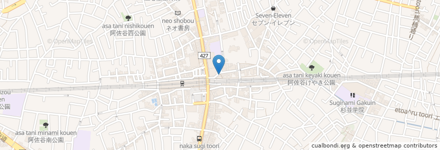 Mapa de ubicacion de iDEAL en Japão, Tóquio, 杉並区.