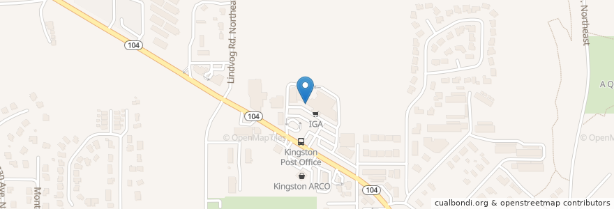Mapa de ubicacion de Axe Handle Cafe en États-Unis D'Amérique, Washington, Kitsap County.