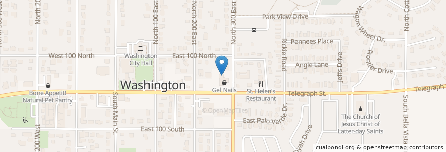 Mapa de ubicacion de Tang Soo Do Karate en United States, Utah, Washington County, Washington.