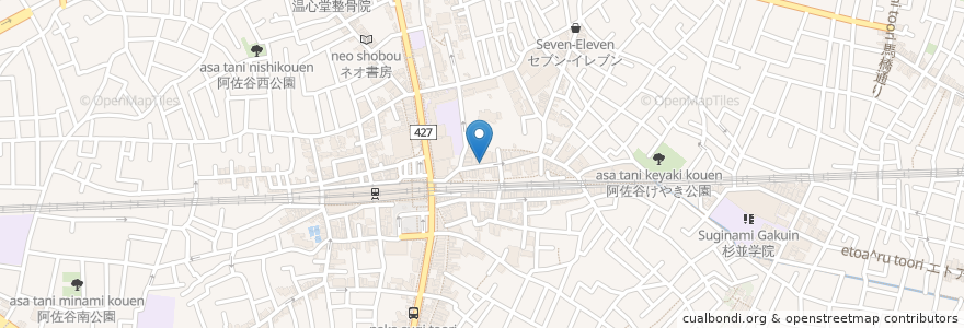 Mapa de ubicacion de SFC薬局 en Giappone, Tokyo, 杉並区.