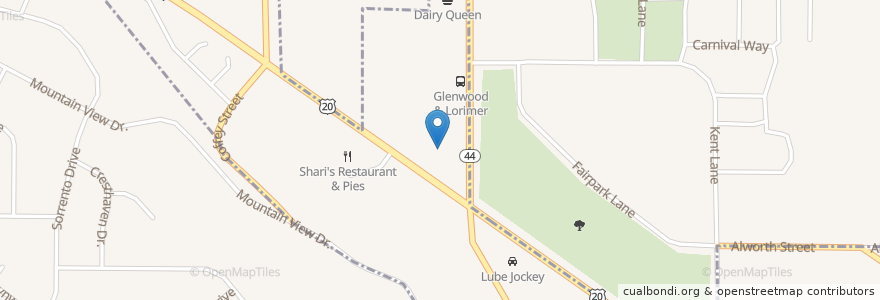 Mapa de ubicacion de Stinker Stations en United States, Idaho, Ada County, Garden City.