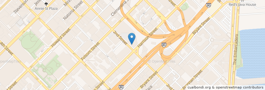 Mapa de ubicacion de FedEx en Соединённые Штаты Америки, Калифорния, Сан-Франциско, San Francisco.