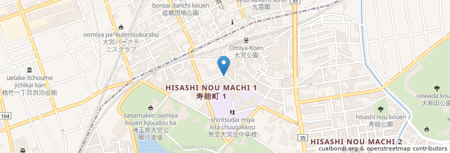 Mapa de ubicacion de 蕎麦処ゆたか en Jepun, 埼玉県, さいたま市, 大宮区.