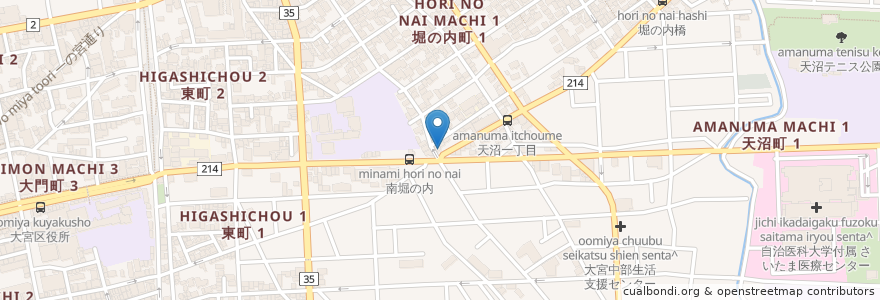 Mapa de ubicacion de さかた歯科医院 en اليابان, 埼玉県, さいたま市, 大宮区.