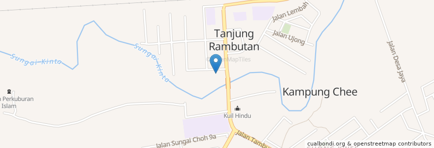 Mapa de ubicacion de Market Tanjung Rambutan en ماليزيا, فيرق.