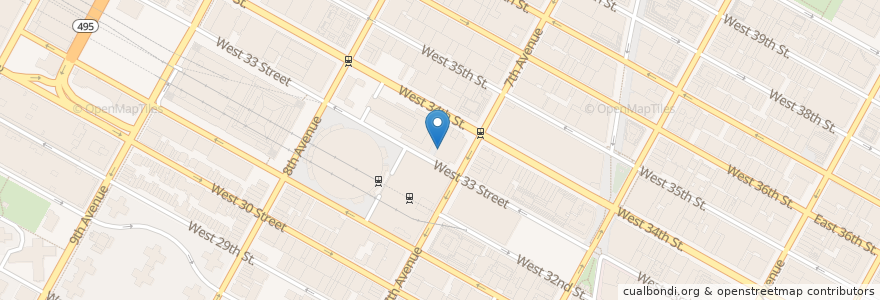 Mapa de ubicacion de The UPS Store en United States, New York, New York, New York County, Manhattan, Manhattan Community Board 5, Manhattan Community Board 4.