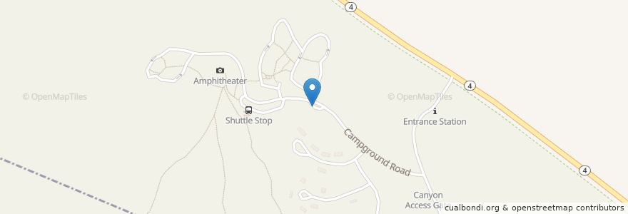 Mapa de ubicacion de Juniper Campground Dump Station en الولايات المتّحدة الأمريكيّة, نيومكسيكو, Los Alamos County.