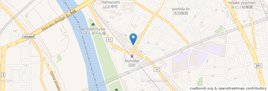 Mapa de ubicacion de やきとり とんぼ en Япония, Токио, Ота.