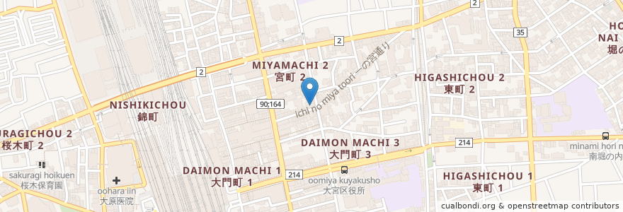 Mapa de ubicacion de JAPANESE & ASIAN DINING AJITO en Japan, Präfektur Saitama, Saitama, 大宮区.