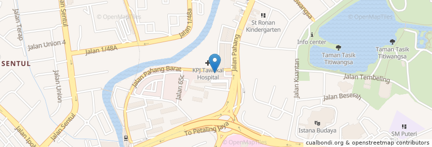 Mapa de ubicacion de Restoran Haslam en Maleisië, Selangor, Kuala Lumpur.