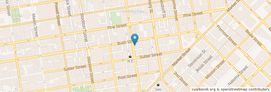 Mapa de ubicacion de Rickhouse en United States, California, San Francisco, San Francisco.