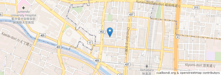 Mapa de ubicacion de JAM Akihabara en 日本, 東京都, 千代田区.