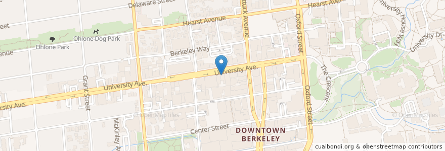 Mapa de ubicacion de Berkeley Social Club en Estados Unidos De América, California, Condado De Alameda, Berkeley.