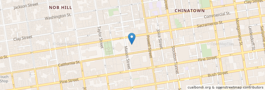 Mapa de ubicacion de Laurel Court en États-Unis D'Amérique, Californie, San Francisco, San Francisco.