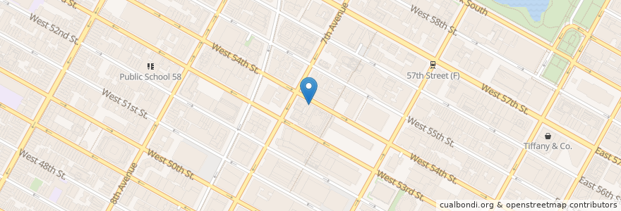 Mapa de ubicacion de Old Castle en 美利坚合众国/美利堅合眾國, 纽约州 / 紐約州, 纽约, 纽约县, Manhattan, Manhattan Community Board 5.
