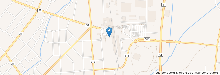 Mapa de ubicacion de JR駅レンタカー en Япония, Ямагата, 新庄市.