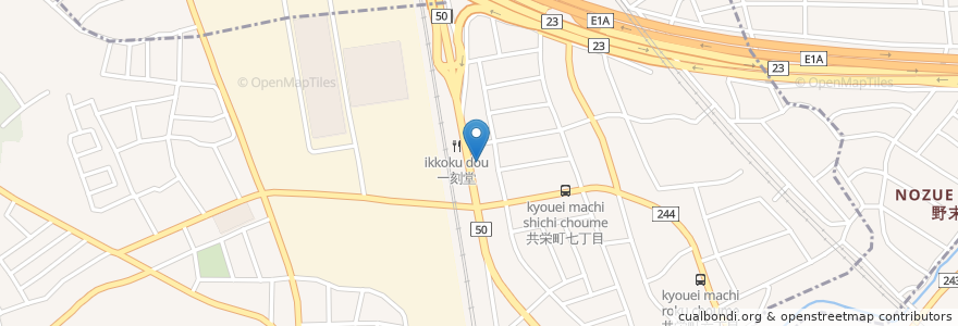 Mapa de ubicacion de ESSO en Japão, 愛知県, 大府市.
