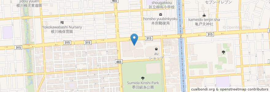 Mapa de ubicacion de TOHOシネマズ en Japão, Tóquio.