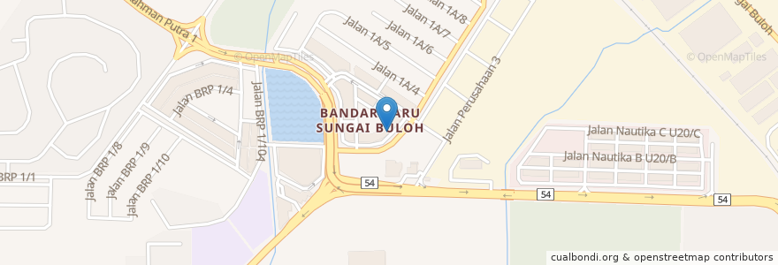 Mapa de ubicacion de RHB en مالزی, سلانگور, Shah Alam.