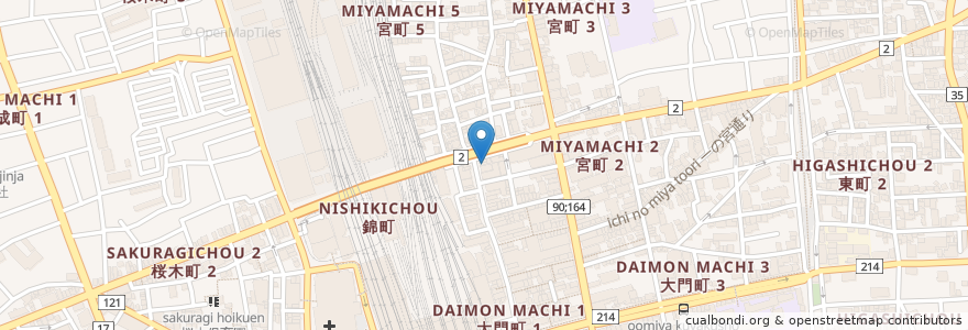Mapa de ubicacion de BAR Glace en 일본, 사이타마현, さいたま市, 大宮区.