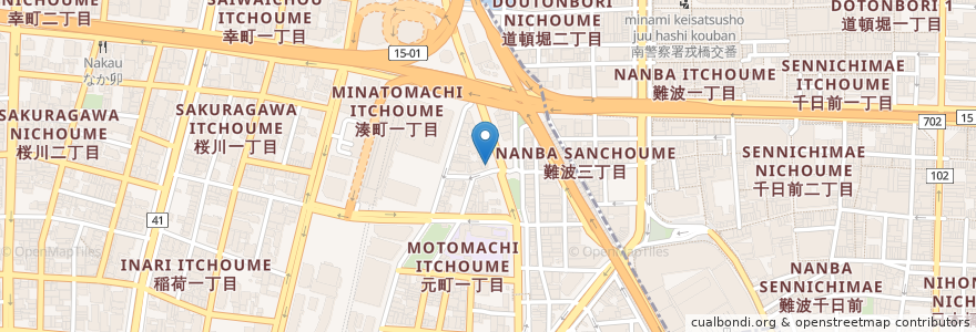Mapa de ubicacion de ふじひこ en Japão, 大阪府, 大阪市.