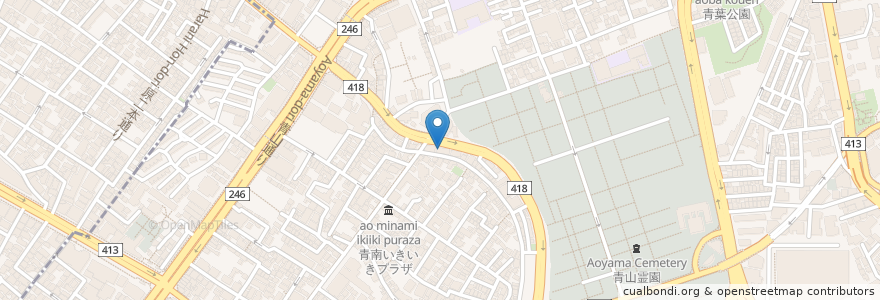 Mapa de ubicacion de カヨデンタルクリニック en 日本, 東京都.