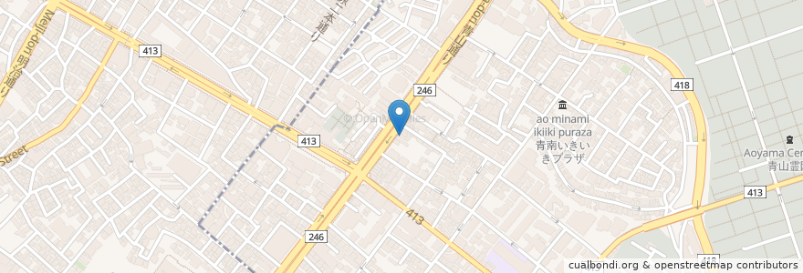 Mapa de ubicacion de Nid Cafe en Japan, Tokio, 渋谷区.