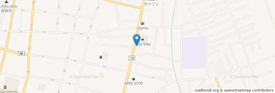 Mapa de ubicacion de ENEOS en 日本, 青森县, 黒石市.