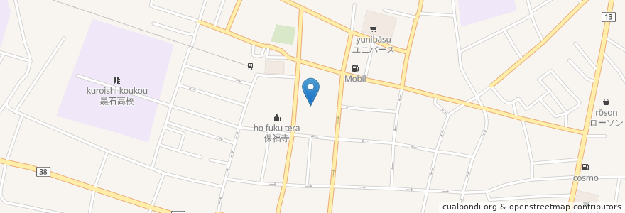 Mapa de ubicacion de 円覚寺 en Giappone, Prefettura Di Aomori, 黒石市.